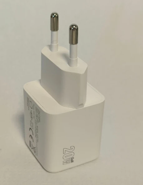 20W Mini Pd Type-C Girişli Şarj Adaptörü-Beyaz - Resim 4