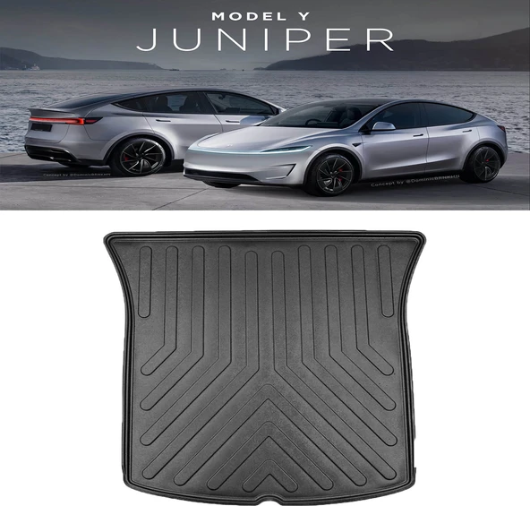 Rizline Tesla Model Y Juniper 2025 ve  Sonrası 3D Bagaj Havuzu ürün görseli 1