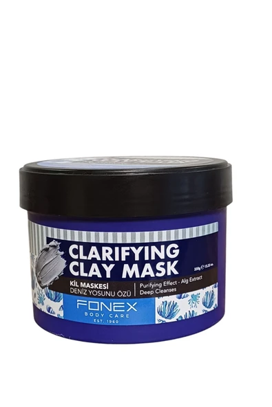 Fonex Yağlı Ciltler İçin Dengeleyici & Arındırıcı Deniz Yosunu Kil Yüz Maskesi 350 Gr. ürün görseli 1