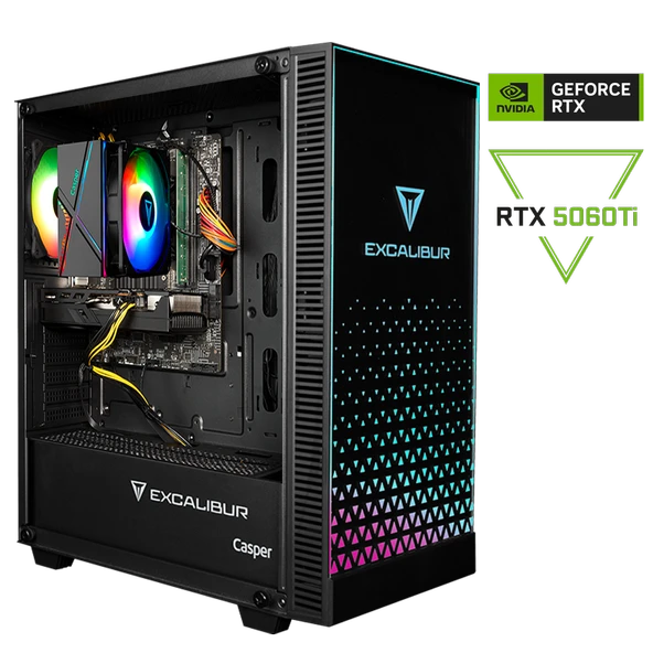 Casper Excalibur E65L.147F-EFT0X-0HD Intel Core i7-14700F 64GB RAM 1TB SSD Nvidia GeForce RTX 5060TI Freedos ürün görseli 1