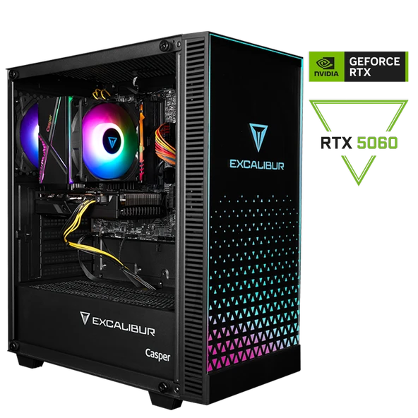 Casper Excalibur E65L.147F-BF60X-0HD Intel Core i7-14700F 16GB RAM 1TB SSD Nvidia GeForce RTX 5060 Freedos ürün görseli 1