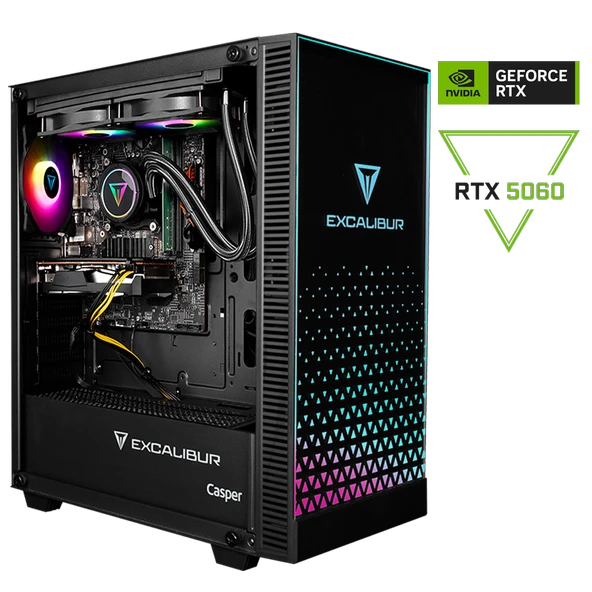 Casper Excalibur E65L.144F-DF60X-0RD Intel Core i5-14400F 32GB RAM 1TB SSD Nvidia GeForce RTX 5060 Freedos ürün görseli 1