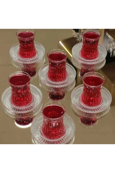 12 Parça Elysia Ithal Çay Takımı Seti - Resim 4