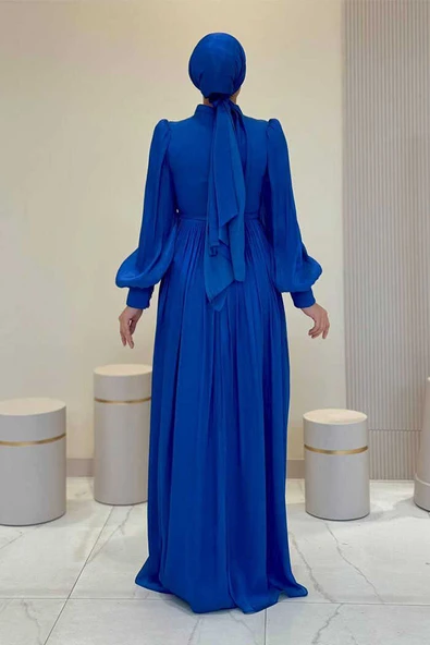 Valentino Abiye 7037 Saks - Resim 2