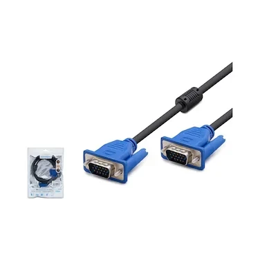 HADRON HDX7756 VGA (M) TO VGA (M) KABLO OD6.0 SİYAH 5M ürün görseli 1