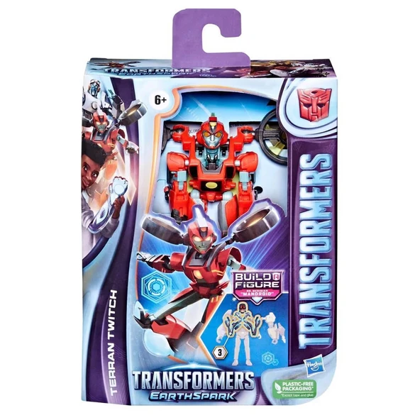 Transformers EarthSpark Deluxe Figür Terran Twitch F6734 ürün görseli 1