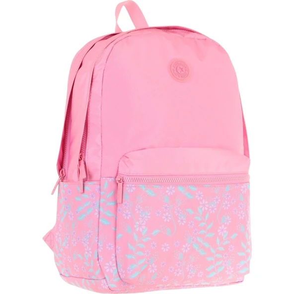 Kaukko Soft Floral Sırt Çantası (pınk Flowers)  Krn-K1794 ürün görseli 1