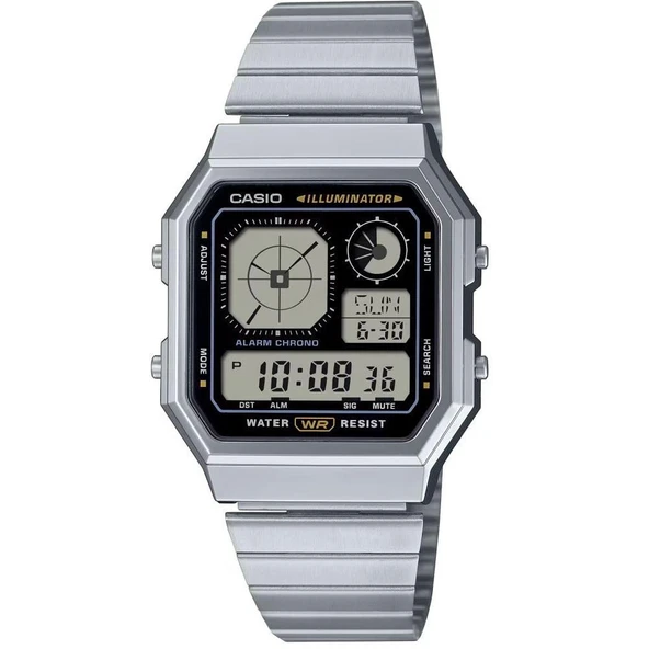 A130WE-1ADF Casio Retro Dijital Unisex Kol Saati ürün görseli 1