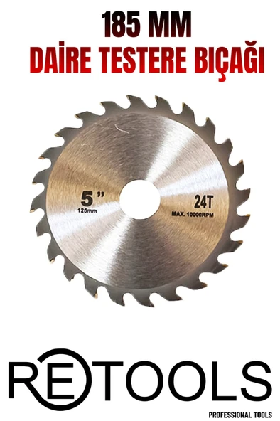 RETOOLS 185 MM DAİRE TESTERE (METAL-AHŞAP) BIÇAĞI ürün görseli 1