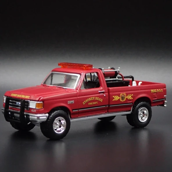 GREENLIGHT 1990 FORD F-250 PICKUP TRUCK 1/64 Model Araba ürün görseli 1