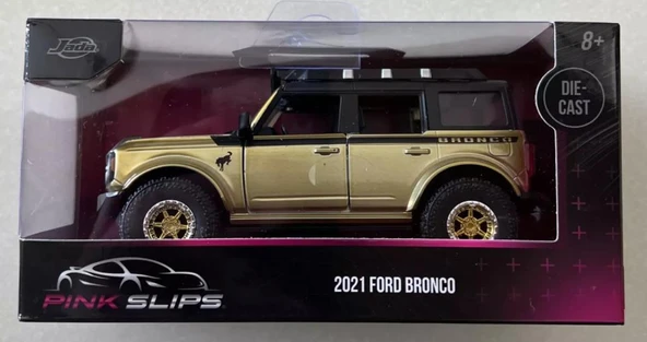JADA PINK SLIPS 2021 FORD 1/32  GOLD Model Araba ürün görseli 1