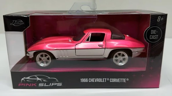 JADA PINK SLIPS-1966 CHEVROLET 1/32 Model Araba ürün görseli 1