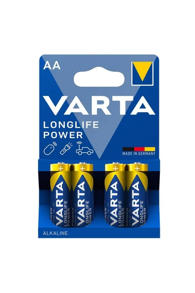Varta Longlife Power Alkaline Aa Kalem Pil 1.5 V 4 Adet ürün görseli 1