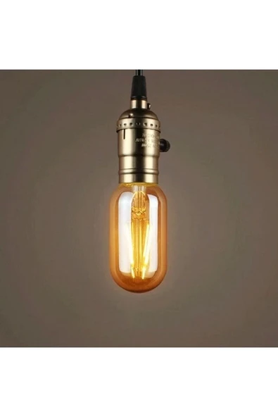 Cata Ct-4350 4w Rustik Led Ampul E27 Duylu Amber 2700k - Resim 3