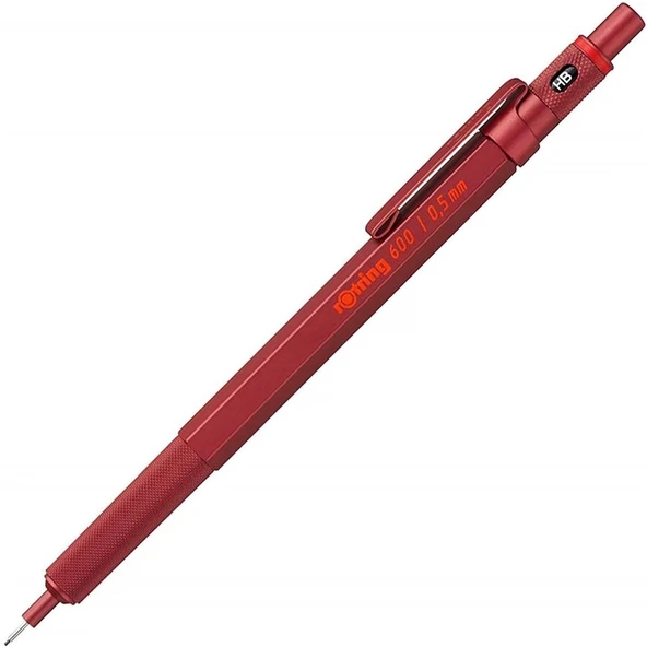 ROTRİNG 600 MEKANİK 2114264 KURŞUN KALEM KIRMIZI 0.5 MM 2642 ürün görseli 1