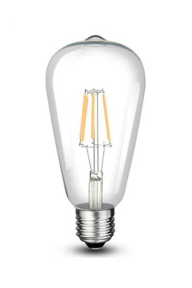 Cata 8w Beyaz Fılament Rustik Led Ampul ürün görseli 1
