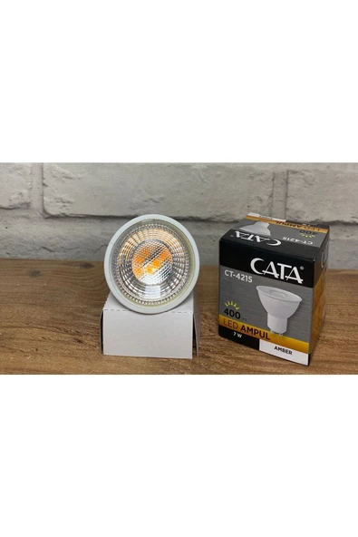 Cata 7W AMBER Işık GU10 Duy Spot Çanak Led Ampül CT-4215 ürün görseli 1