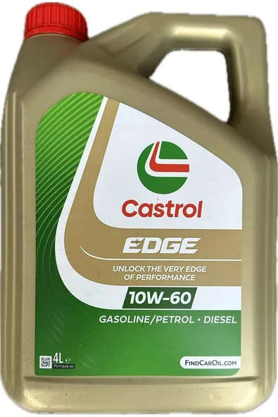 Edge Titanium Supercar 10w-60 Motor Yağı 4 Litre Benzinli Ve Dizel Araçlar Ile Uyumlu 2025 üretim ürün görseli 1
