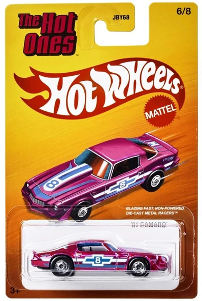 Hot Wheels The Hot Ones Die Cast Tekli Arabalar JBY68 -  81 CAMARO JBY74 ürün görseli 1