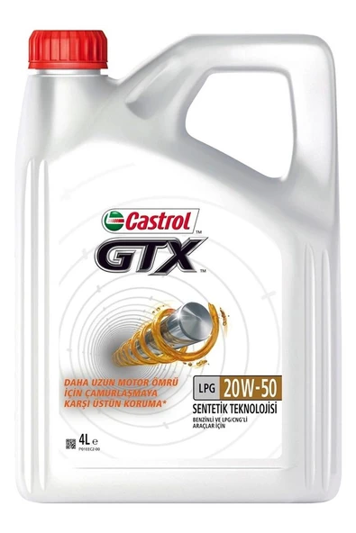 Gtx Lpg 20w-50 4 Litre ( Üretim Yılı: 2024 ) ürün görseli 1