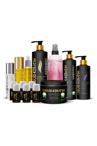Ekstra Mega Full - Kökten Uca Keratin Saç Bakım Seti - Onarıcı Güçlendirici ürün görseli 1