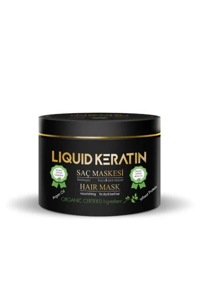 Keratin Saç Maskesi (250ML) Kuru Mat Sert Yıpranmış Yanmış Kırık Saçlar Için Onarıcı Bakım ürün görseli 1
