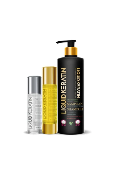 Yağlanan Saçlar Için Keratin Bakım Seti ürün görseli 1