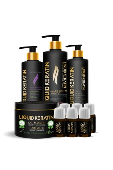 Çift Etkili Saç Botoksu No-2 Onarıcı Keratin Bakım Seti- (DAHA DÜZ, CANLI, PARLAK VE YUMUŞAK SAÇLAR) ürün görseli 1