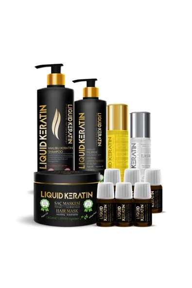 Saç Botoksu Plus - Yanmış Yıpranmış Saçlara Kökten Uca Keratin Bakım Seti ürün görseli 1