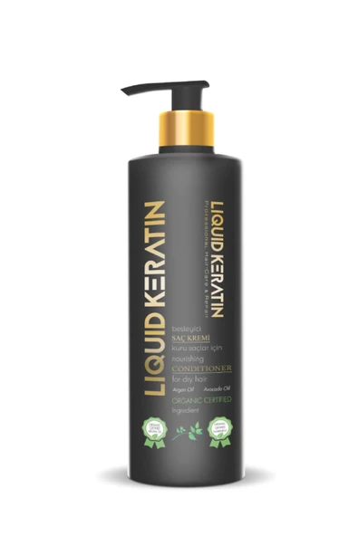 Kuru Mat Sert Kırık Yıpranmış Saç Uçları Için Durulanmayan Keratin Saç Bakım Kremi (NEMLENDİRİCİ) ürün görseli 1