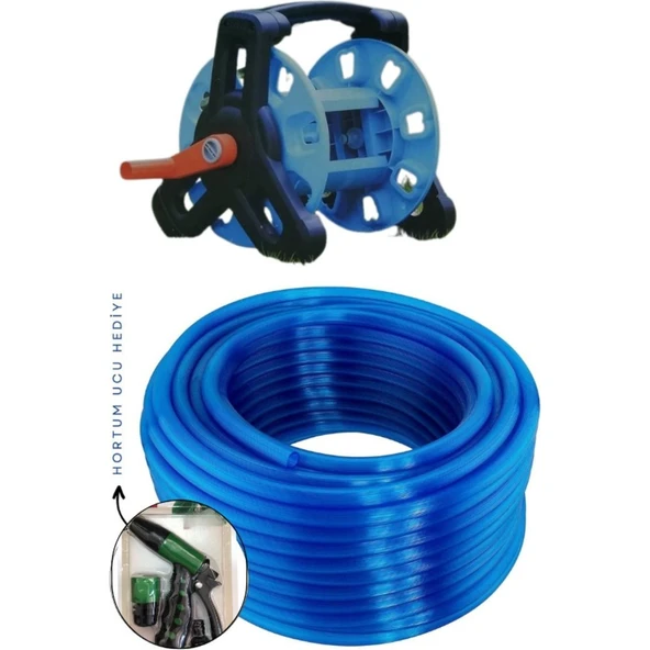 Taflan Tf6230 Hortum Makarası, Silikonlu Hortum 1/2" 15 Mt Ve 2 Fonk. Uç ürün görseli 1