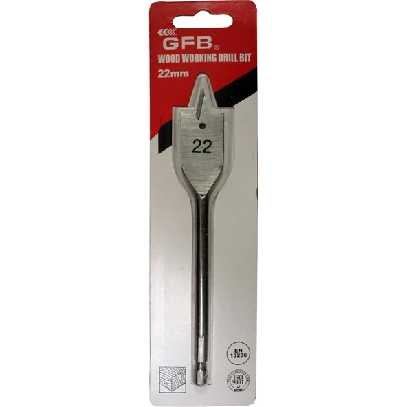 Gfb Yaprak Matkap Ucu 22 Mm (Hex Saplı) ürün görseli 1