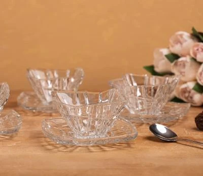 Glass in Love Cam Tabaklı Tatlı Kasesi 12 Parça ürün görseli 1