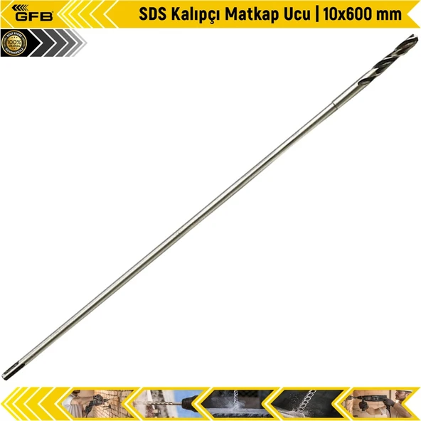 Gfb Sds Kalıpçı Matkap Ucu | 10X600 Mm ürün görseli 1