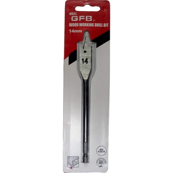 Gfb Yaprak Matkap Ucu 14 Mm (Hex Saplı) ürün görseli 1