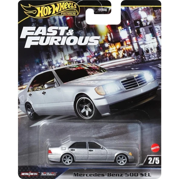Hot Wheels Premium Fast And Furious Mercedes Benz 500 Sel -HRT94 ürün görseli 1