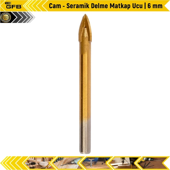 Gfb Cam - Seramik Delme Matkap Ucu | 6 Mm ürün görseli 1