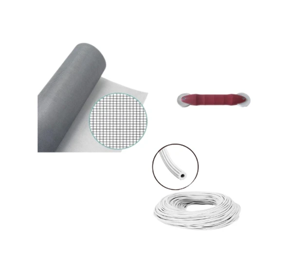 Netpen 3'Lü Sineklik Seti 1000X120 Cm Tül, 28 Mt. Beyaz Conta, Fitil Çekme Aparatı 1000X120 Cm ürün görseli 1