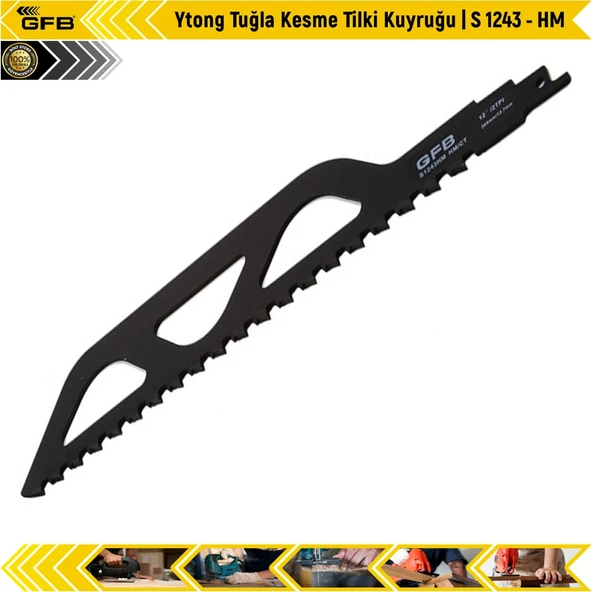 Gfb Ytong Tuğla Kesme Tilki Kuyruğu | S 1243 - Hm | 305 Mm ürün görseli 1