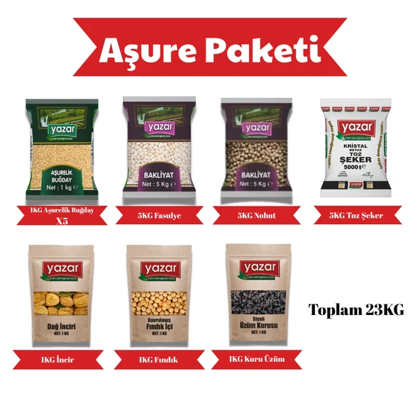 Yazar Karma Aşure Paketi 23 Kg ürün görseli 1