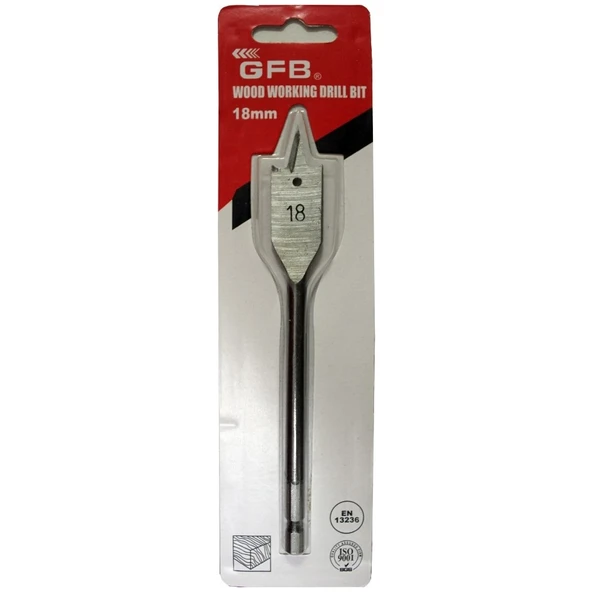 Gfb Yaprak Matkap Ucu 18 Mm (Hex Saplı) ürün görseli 1