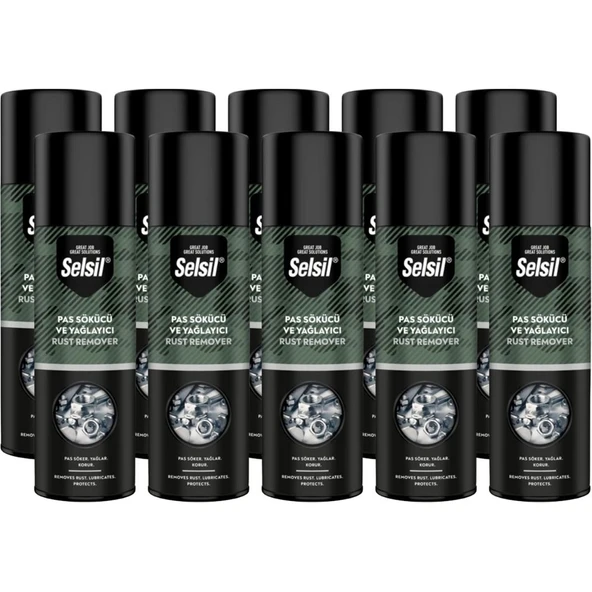 Selsil Pas Sökücü Ve Yağlayıcı 400 Ml - 10 Adet ürün görseli 1