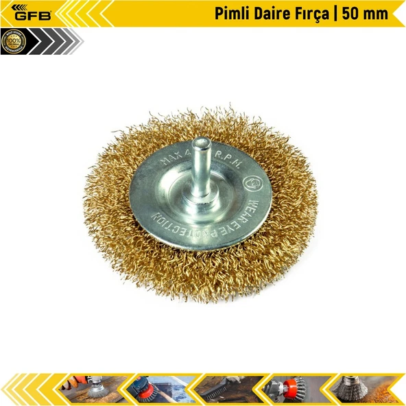 Gfb Pimli Daire Fırça | 50 Mm ürün görseli 1