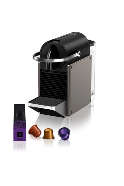 Nespresso D62 Pixie Kahve Makinesi, Gümüş ürün görseli 1