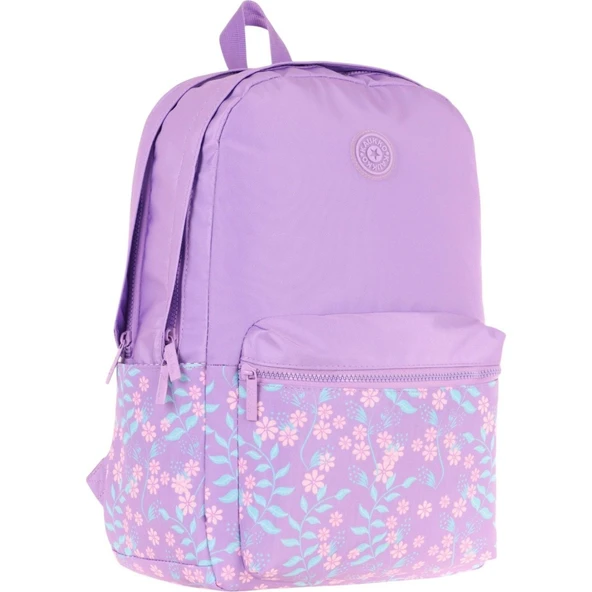 Kaukko Soft Floral Sırt Çantası (lılac Flowers)  Krn-K1793 ürün görseli 1