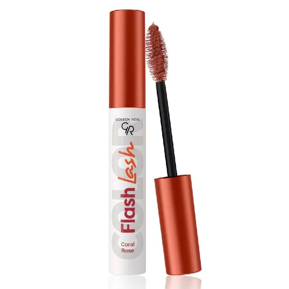 Golden Rose Flash Lash Colered Mascara No:06 Coral Rose - Renkli Maskara ürün görseli 1