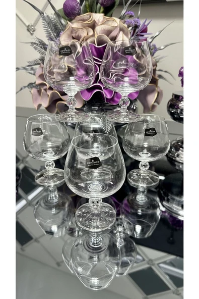 Bohemia Kristal Sade Şık Kahve Yanı Su Bardağı ürün görseli 1