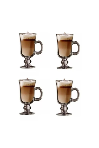Paşabahçe Irısh Latte - Çikolata Bardağı 4' Lü Kuplu Bardak Fma074552 ürün görseli 1
