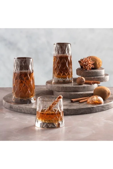 Paşabahçe Leafy Set Bardağı 12'li 420955-420855-420194 ürün görseli 1