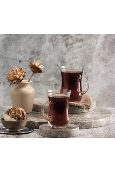 Paşabahçe G4 Çay Bardak 6 Lı Kulplu Çay Bardağı Fma06257 ürün görseli 1